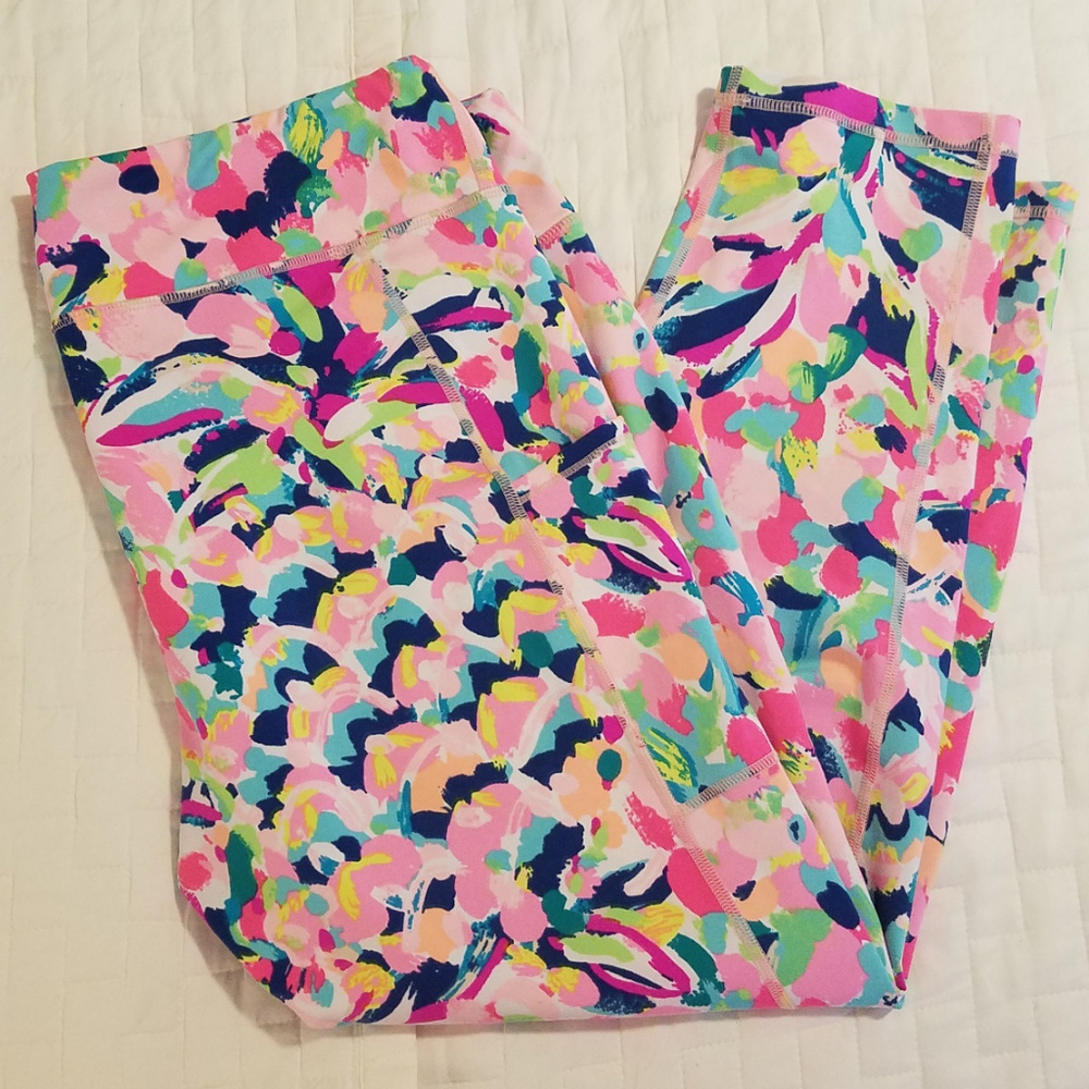 Lilly Pulitzer Luxletic Weekender crop legging XL